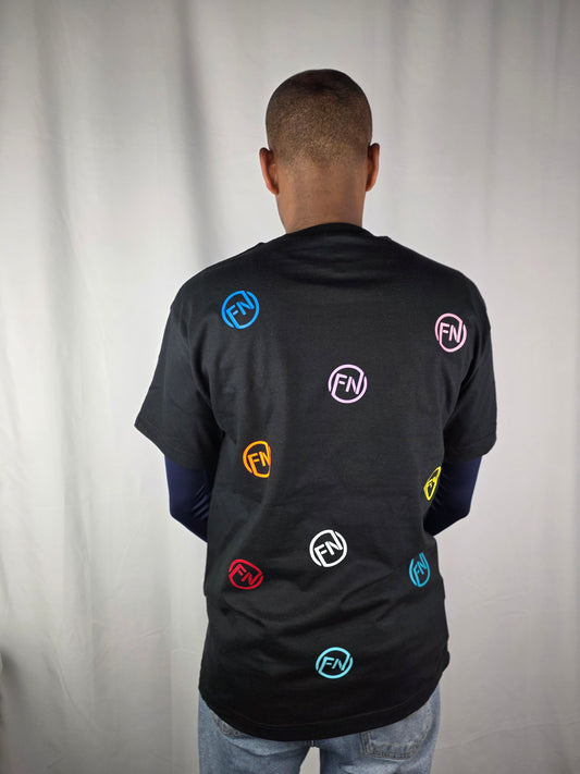 FN black multicolor