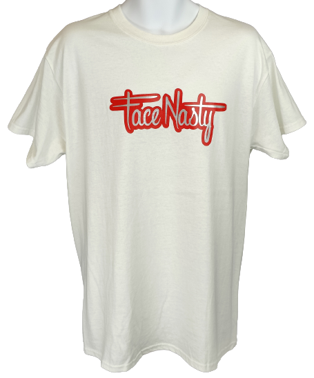 face nasty BOLD WHITE tee RS